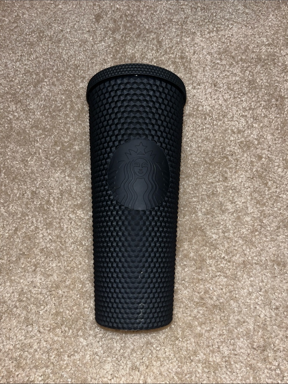 Starbucks Black Textured Stud Tumbler